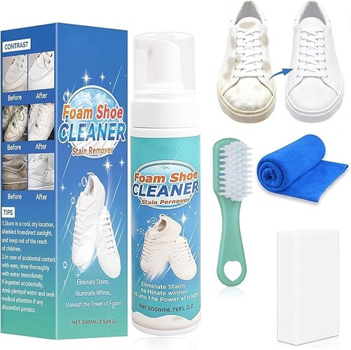 Shoe cleaner 200ml white - shoe,