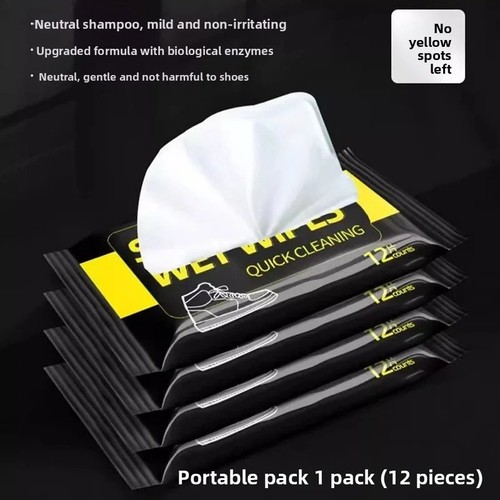 Disposable shoe cleaner wipes - cleaner,