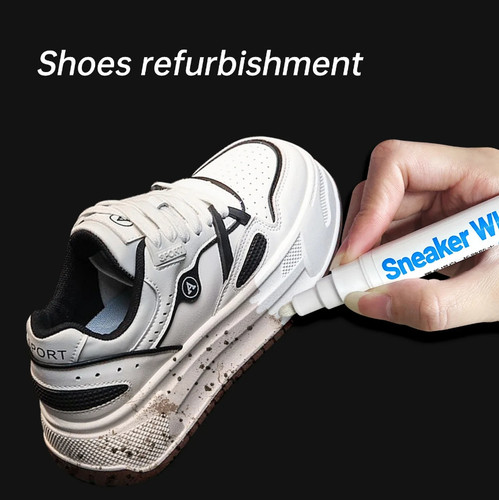 1pc white waterproof shoe - white,