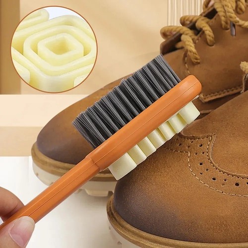 Sided suede shoe cleaning - sided,