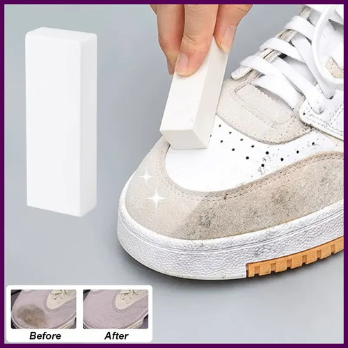 Suede sneaker cleaning - suede, eraser